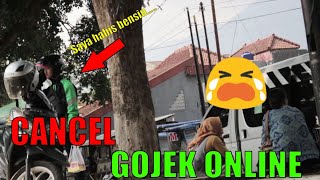 SOCIAL EXPERIMENT: STOP CANCEL ABANG GOJEK😭 ORDER MAKANAN LANGSUNG DI CANCEL DITEMPAT
