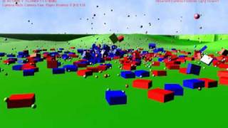 XNA Shooter Prototype using a Real-Time Rigid Body Physics Engine
