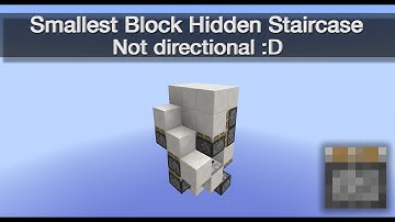 Smallest Block Hidden Staircase