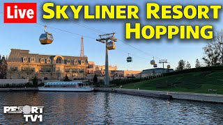 Live: Magical Monday Skyliner Resort Hopping  Walt Disney World Live Stream  2524
