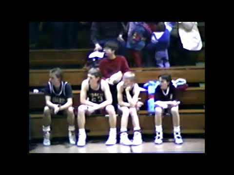 1990-02-13 Maddock vs Minnewaukan High School Basketball and Pep Band