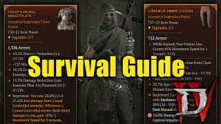 How to stop dying in Diablo 4 - How Armor, Resistances, Life & Defenses work, Full Survival Guide