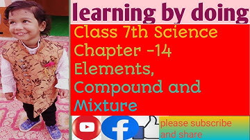 Class 7th Science Chapter-14 Elements,Compound and Mixture