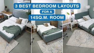 3 Best Bedroom Layouts For A 14 Sq.m. Room Mf Home Tv