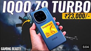 iQOO Z9 Turbo India Launch Confirm | Under 20K Full Review