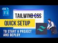 Tailwind CSS setup | Tutorial for Beginners | Quick Revision #tailwindcss