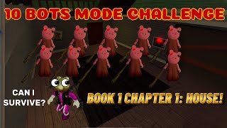 Piggy But It’s 100 Players: How to Complete Book 1 Chapter 1: House with 10 BOTS (Piggy Challenge)