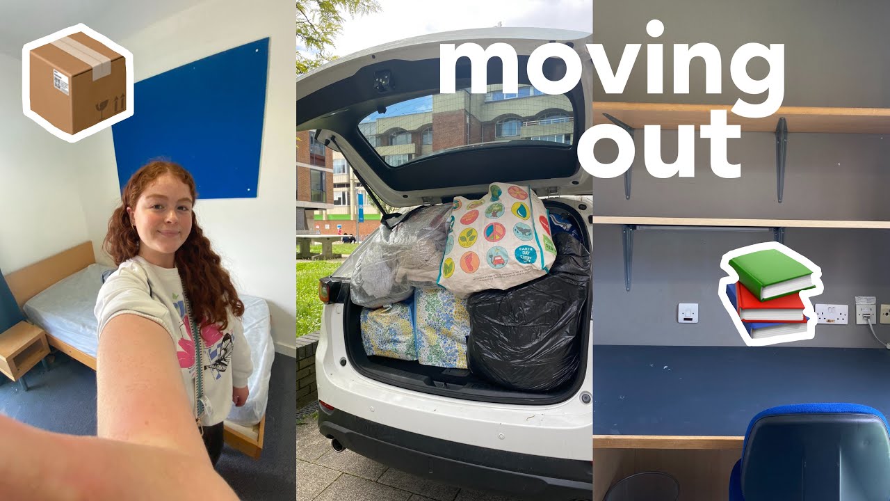 goodbye first year! moving out of my uni accommodation 📦