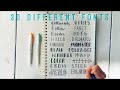 30 SUPER EASY FONT IDEAS