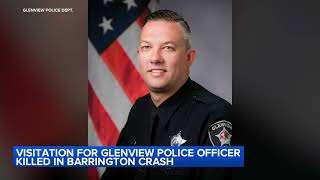Friends, family gather for Glenview officer's visitation