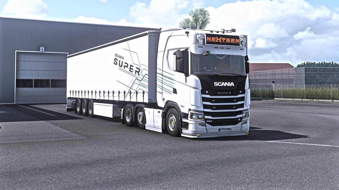 ETS2 1.57 Realistic Driving | Insane V8 Power: Scania R770 Pure Sound Experience