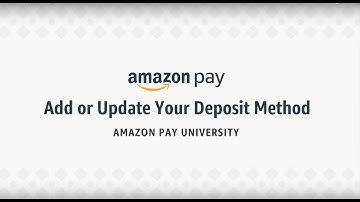 Add or Update Your Deposit Method