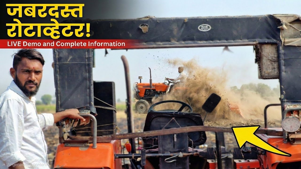 Awesome Rotavator Demo! Farming will be very easy now | Best Tractor Rotavator Performance.