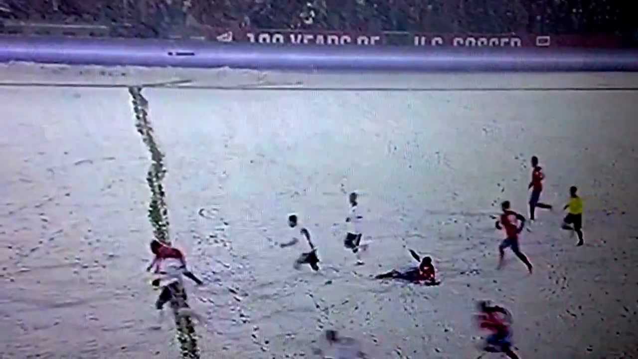 Soccer on the snow USA VS COSTA RICA - YouTube