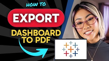 How to EXPORT TABLEAU DASHBOARD to PDF (Step by Step) 2025