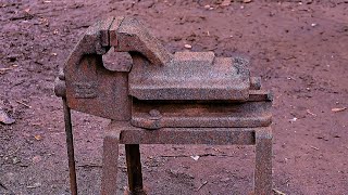 Restoration of a Vintage British Vise  Very Rare Rusty Vono Vice Restoration - Full Perfect