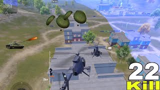 😍Insane Battle in School Apartment✅ M202 & Helicopter Action !! PUBG Mobile Payload 3.0