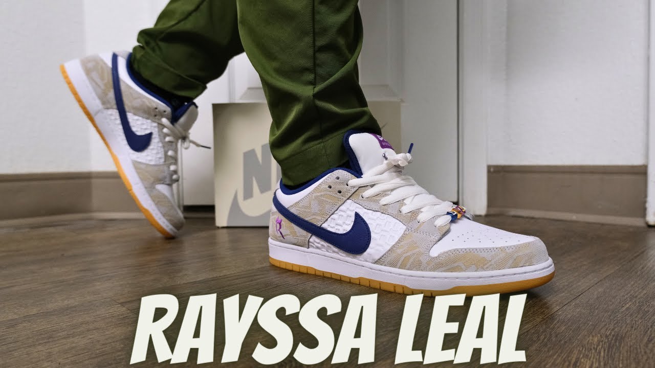 NIKE SB DUNK LOW RAYSSA LEAL ON FEET REVIEW - YouTube