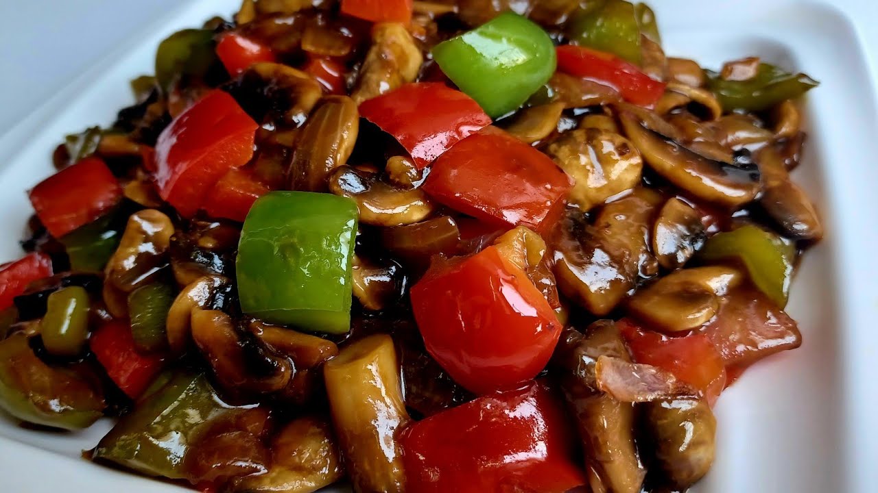 10 Minutes Mushroom Stir-fry Recipe (QUICK & EASY)  | Mushroom Chili Fry | JulianaStation