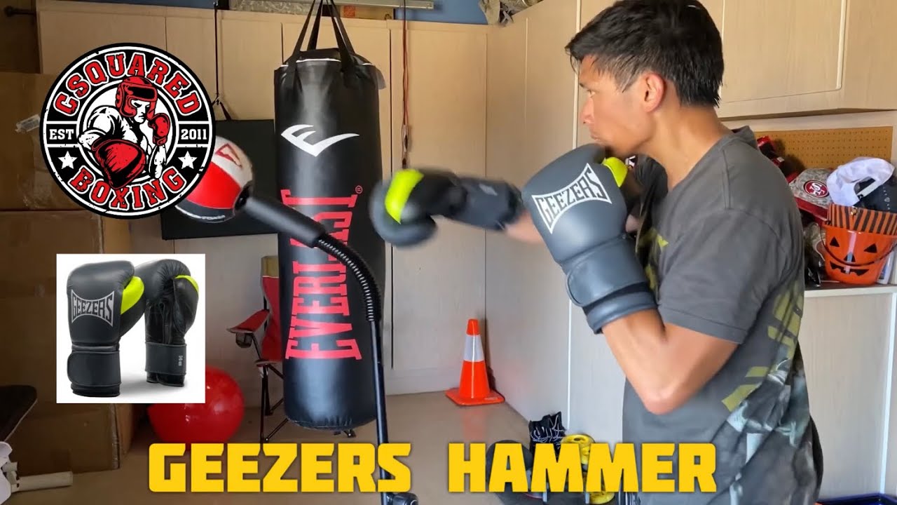 COBRA REFLEX BAG TRAINING Geezers Hammer Boxing Gloves YouTube