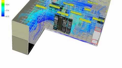 CFD Analysis with Air Stream & Temperature
