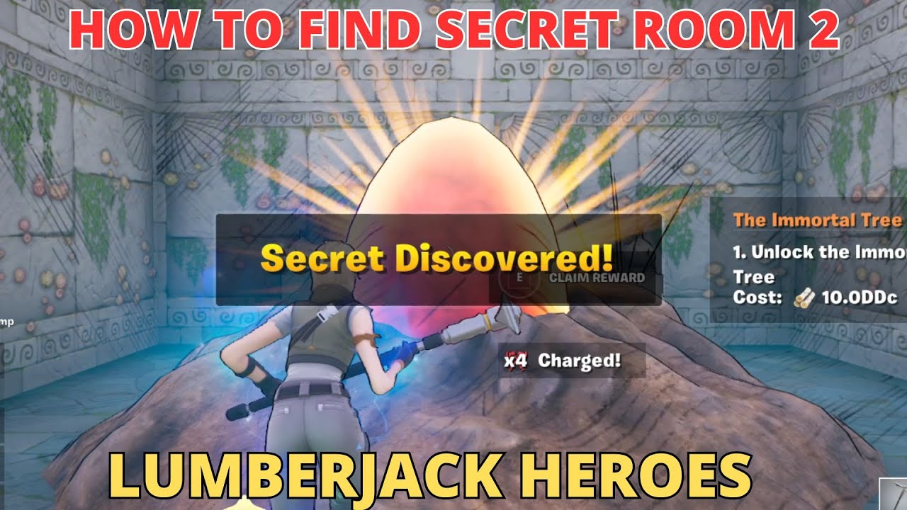 How to find new secret room on LUMBERJACK HEROES MAP FORTNITE CREATIVE ...