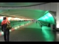 Detroit airport concourse tunnel