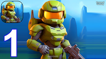 OverSpace: Alien Shooter - Gampelay Walkthrough Part 1 Space Spartan Alien Shooter (iOS, Android)