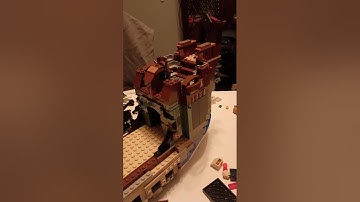Pirate ship build update! #lego #customlego #pirates #pirateship #piratesofthecaribbean #legobuild
