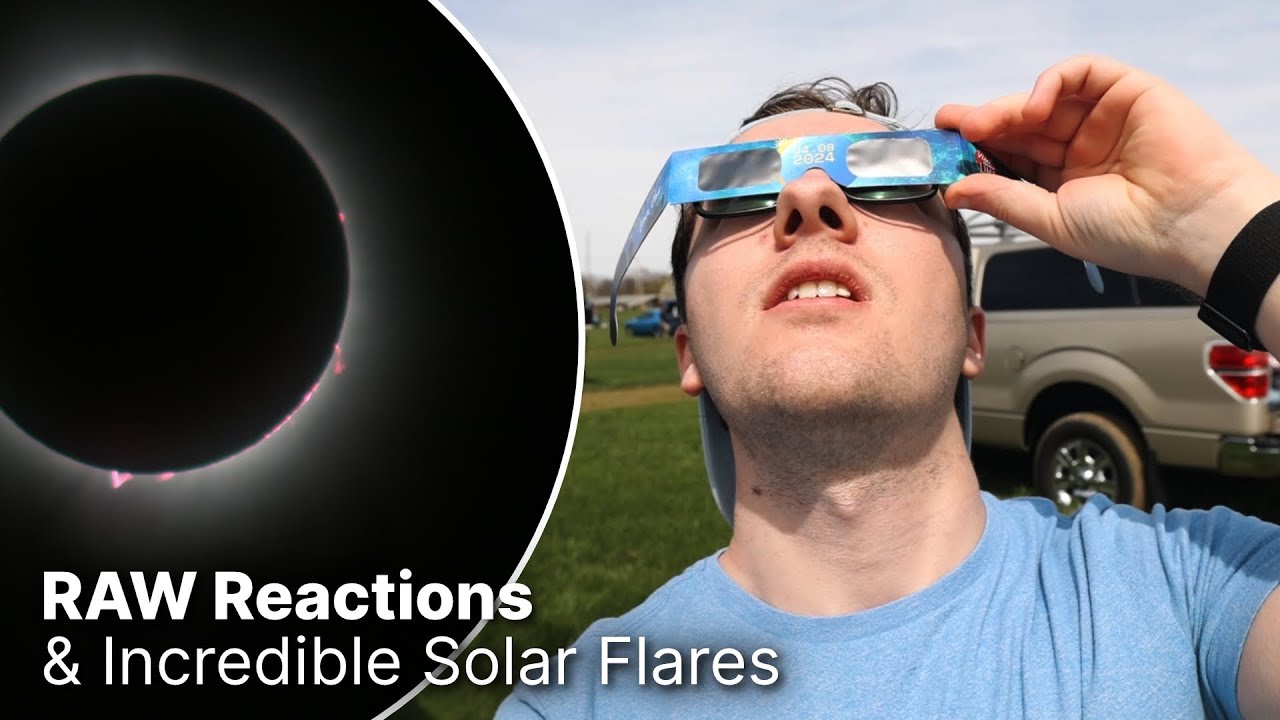 A Perfect First Totality Experience & Solar Flare Photo