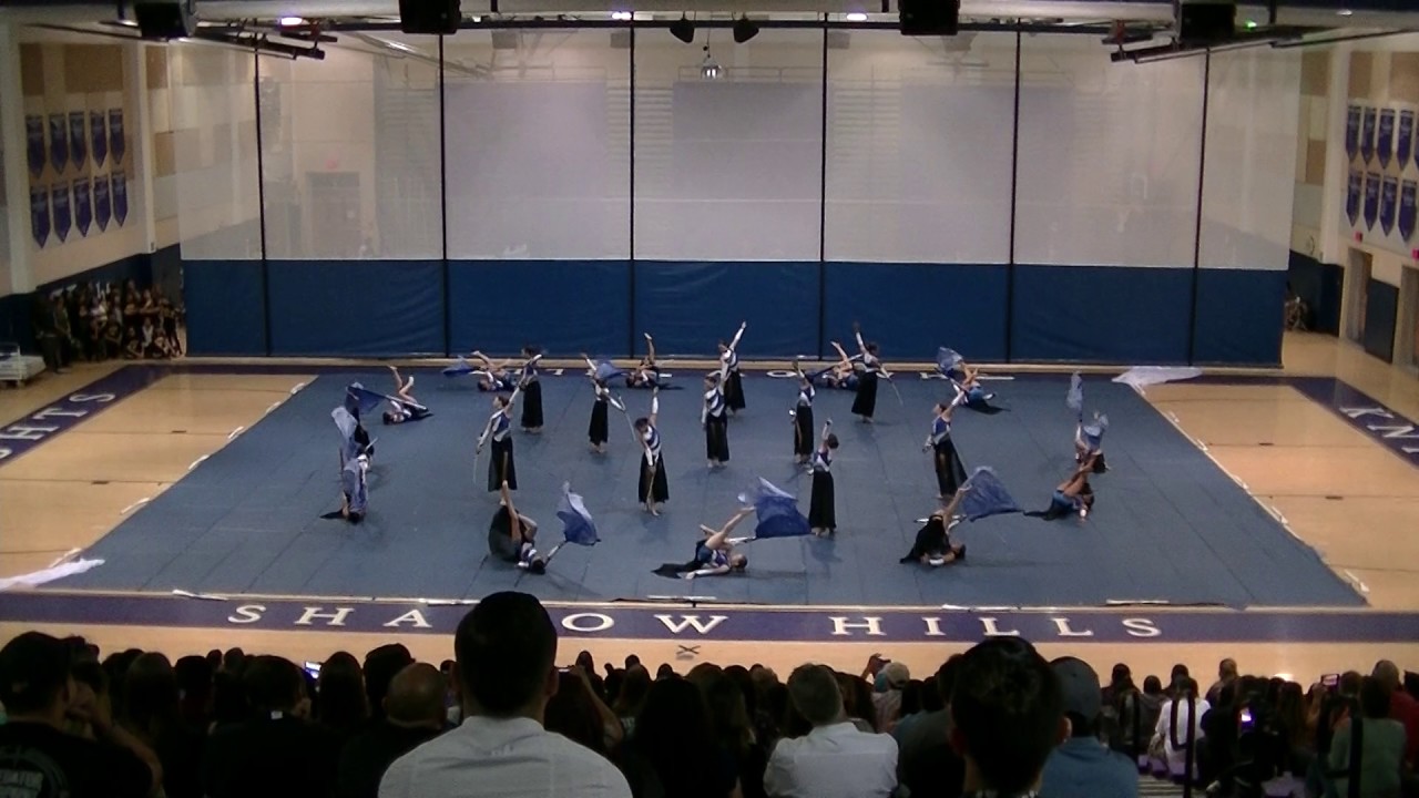 PALM DESERT CHARTER MIDDLE SCHOOL VARSITY WINTERGUARD 3/15/17 @ SHADOW