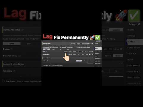 BGMI Lag Fix Permanently In 4.4 Update 🚀✅ #shorts #bgmi #bgmitipsandtricks