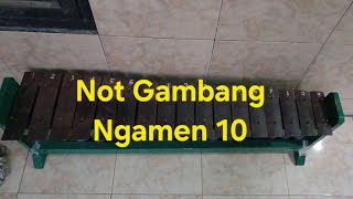 Not Gambang Lagu Ngamen 10