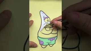 Patrick star sand art ASMR #asmr #relaxing #sandart #relaxartonline #kineticsand #patrick