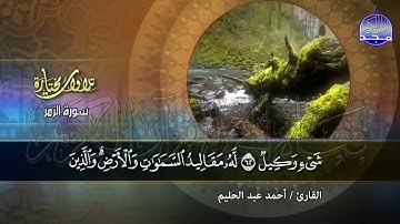 ما تيسر من سورة الزمر الشيخ أحمد عبدالحليم