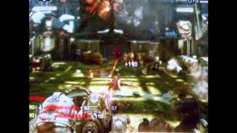 Gears of War 3 - I D4RK Z3RO I - Retro Lancer, Sawed Off, & Pick-Up Weapon Kills