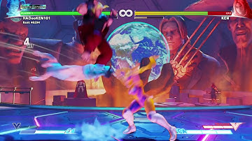 SFV S2 R. Mika (BACK) Irish Whip Inescapable Setup