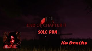 The Mimic Control Chapter 2 Solo Run | No Deaths | Roblox #roblox #themimic