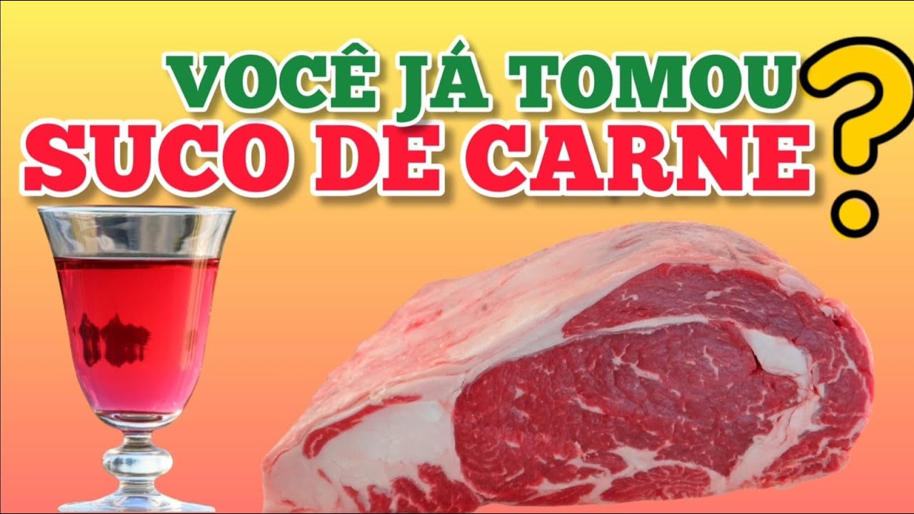 SUCO DE CARNE VERDE ORA PRO NOBIS COM LIM O E BETERRABA PARA QUE 