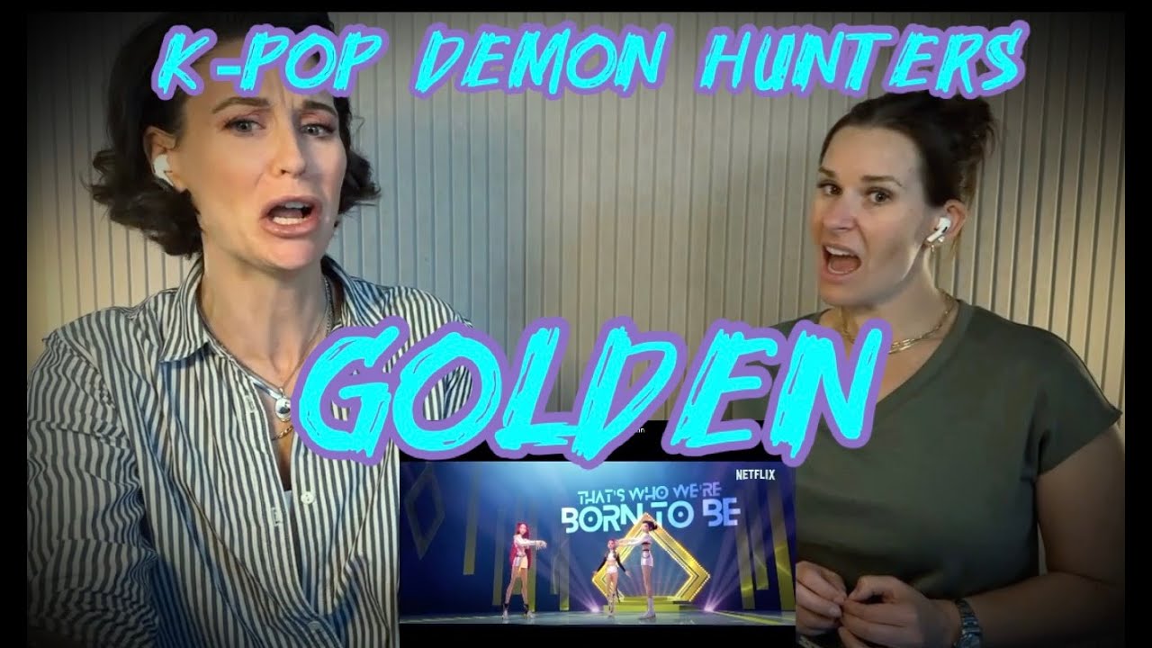 K-Pop «Охотники на демонов» — Золотой — реакция американских мам! Давайте уговорим мою сестру пос...