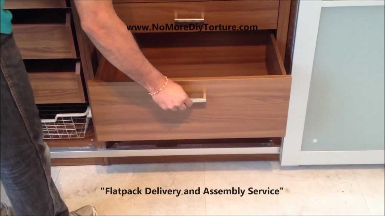 IKEA Pax Lyngdal Sliding Door Wardrobes v2 YouTube