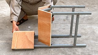 DIY - Great Craftsman's Ideas // How to Make a Smart Folding Chair // Metal Smart Folding Utensils ! by H.Ironworkers 26,911 views 5 months ago 13 minutes, 36 seconds