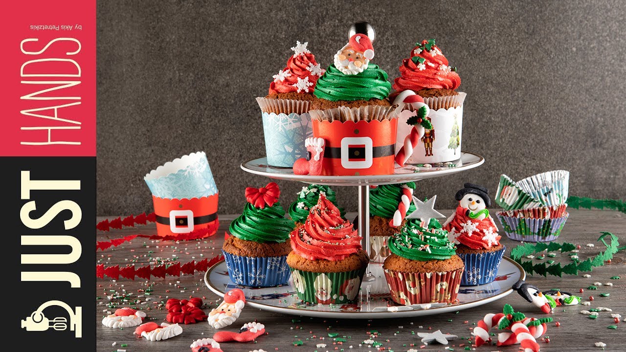 Christmas cupcakes  | Akis Petretzikis