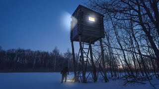Sleeping in an abandoned cabin above ground, A cold winter night far from people by Life in the Wild: bushcraft and outdoors 236,356 views 1 month ago 17 minutes