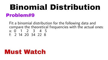 10. Binomial Distribution | Concept and Problem#9