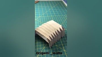 Origami tessellation | Folding Structure #shorts#tessellation#folding# #architecturevisualization