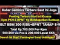 KABAR GEMBIRA HARI INI BAGI KPM PKH BPNT YG DAPAT SURAT UNDANGAN PT POS UNTUK BLT BBM BPNT TAHAP 8-9