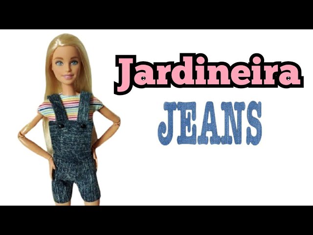 Roupa Barbie (macacão Jeans)