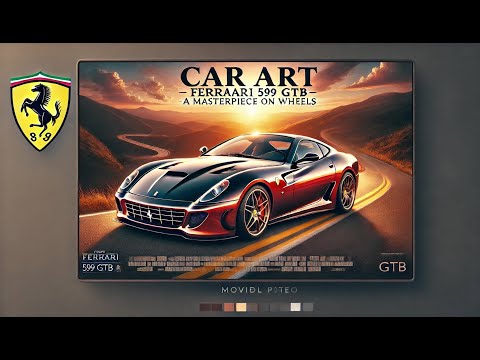 CAR ART: FERRARI 599 GTB - A MASTERPIECE ON WHEELS
