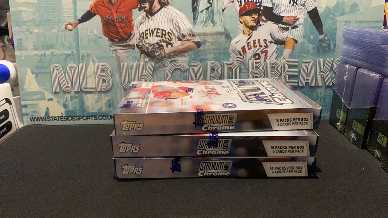 MLB024 Topps Stadium Club Chrome YouTube